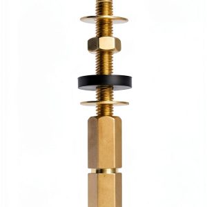 Jwodo Brass Toilet Tank Bolts Durable Leakproof Universal-0