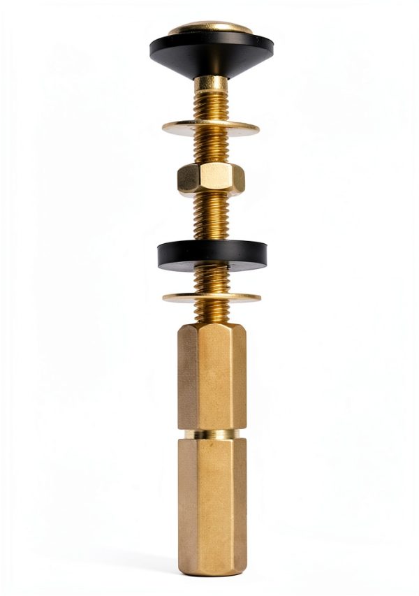 Jwodo Brass Toilet Tank Bolts Durable Leakproof Universal-0