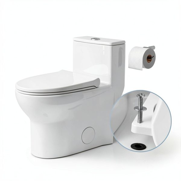 Toilet Seat Bolts Rasaech Top Mount Nickel Set-3