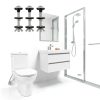 RiseDirectly Toilet Tank Bolts Stainless Steel Easy Install-7