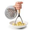 Potato Ricer Wood Handle Aluminum Alloy Kitchen Tool-1