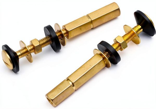 Jwodo Brass Toilet Tank Bolts Durable Leakproof Universal-5