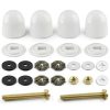 DALQUIS Toilet Bolt Set Iron Copper Plated-0