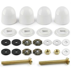 DALQUIS Toilet Bolt Set Iron Copper Plated-0