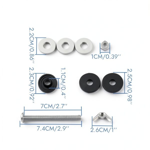 RiseDirectly Toilet Tank Bolts Stainless Steel Easy Install-1