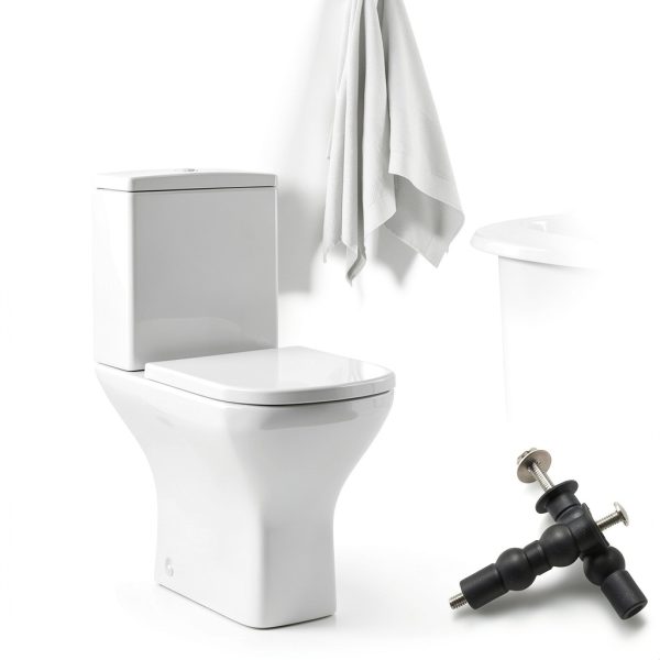 Toilet Seat Bolts Rasaech Top Mount Nickel Set-6