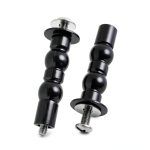 Toilet Seat Bolts Rasaech Top Mount Nickel Set-0