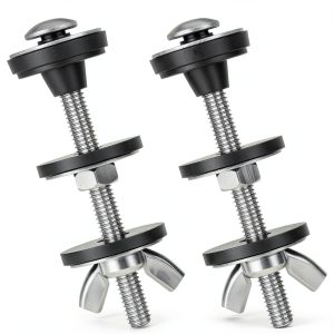QFGasre Toilet Tank Bolts Stainless Steel Waterproof Gasket-0