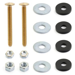 FIX ZHANG Toilet Tank Bolt Kit Universal Brass Leakproof-0