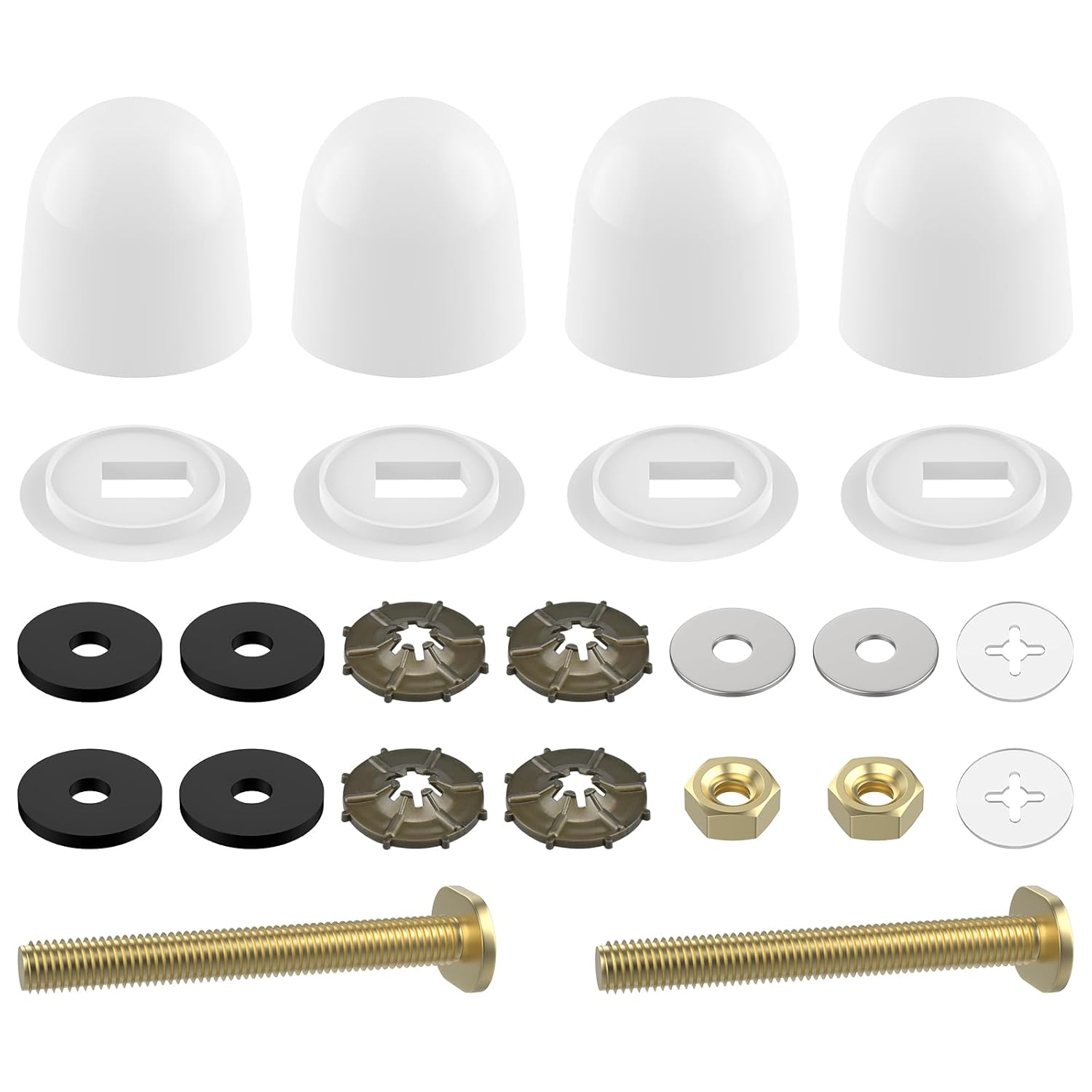 Installing DALQUIS toilet bolt set in a modern bathroom