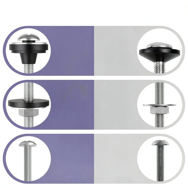 SATUY Toilet Tank Bolts Stainless Steel Leakproof Easy-4