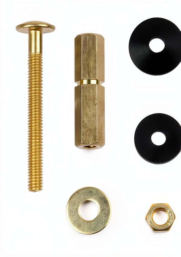 Jwodo Brass Toilet Tank Bolts Durable Leakproof Universal-3