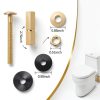 Hotop Toilet Tank Bolts Stainless Steel Brass Kit 4 Pack-4