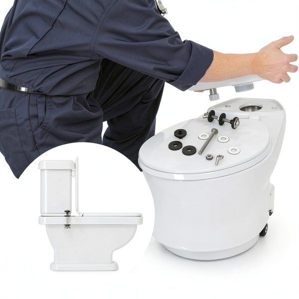 SATUY Toilet Tank Bolts Stainless Steel Leakproof Easy-5
