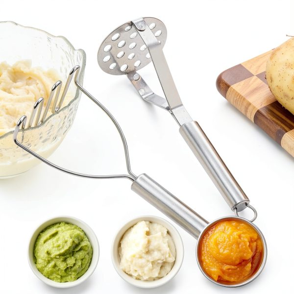KitchenAid Stainless Steel Potato Mashers Set-5