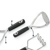 Potato Masher MUJINON Black Stainless Ergonomic-2
