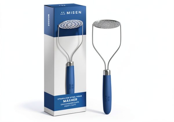 Potato Masher Misen Stainless Steel Ergonomic Kitchen-0