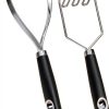 Potato Masher MUJINON Black Stainless Ergonomic-0