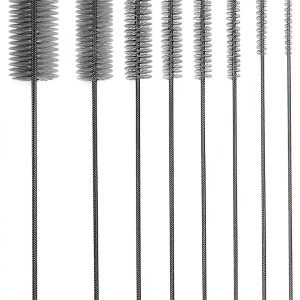 Long Straw Brush desin Nylon Pipe Cleaner Set of 10 Diameters 8in-0