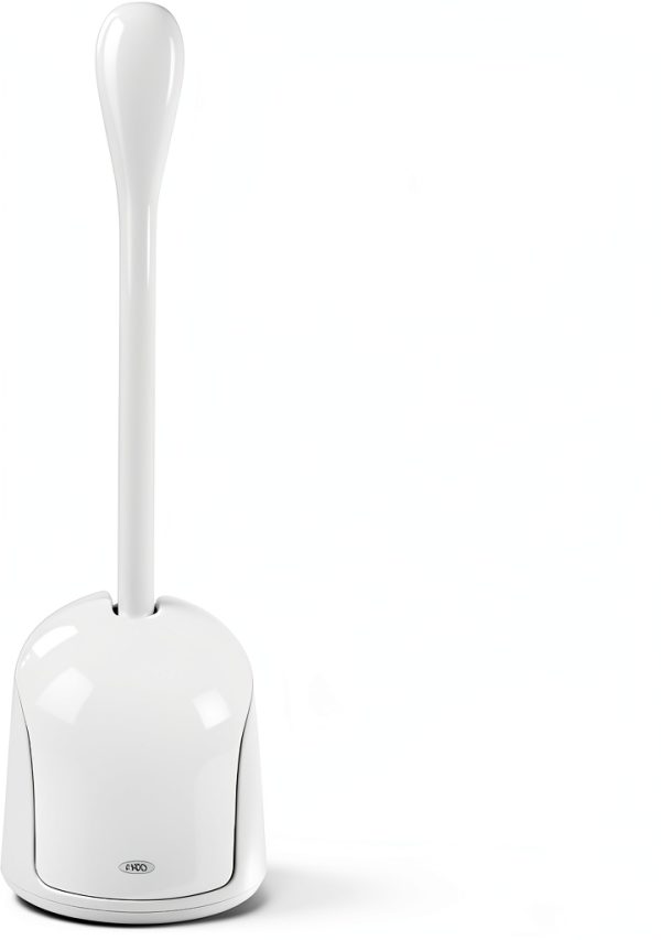 Toilet Brush OXO Good Grips Compact with Gray Canister 1 Pack-1