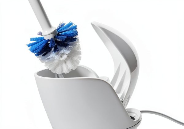Toilet Brush OXO Good Grips Compact with Gray Canister 1 Pack-2